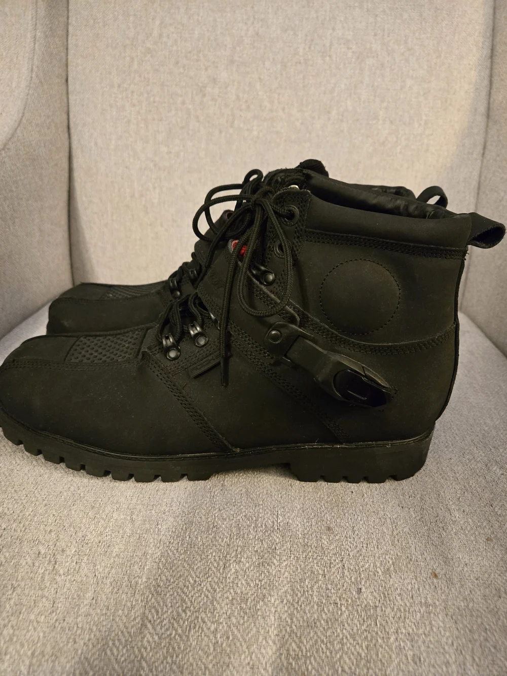 Joe Rocket Black Tactical Lace-Up Boots